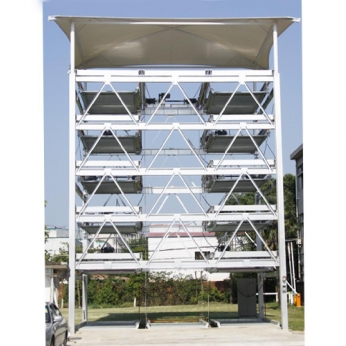六層升降橫移類機械式停車設備